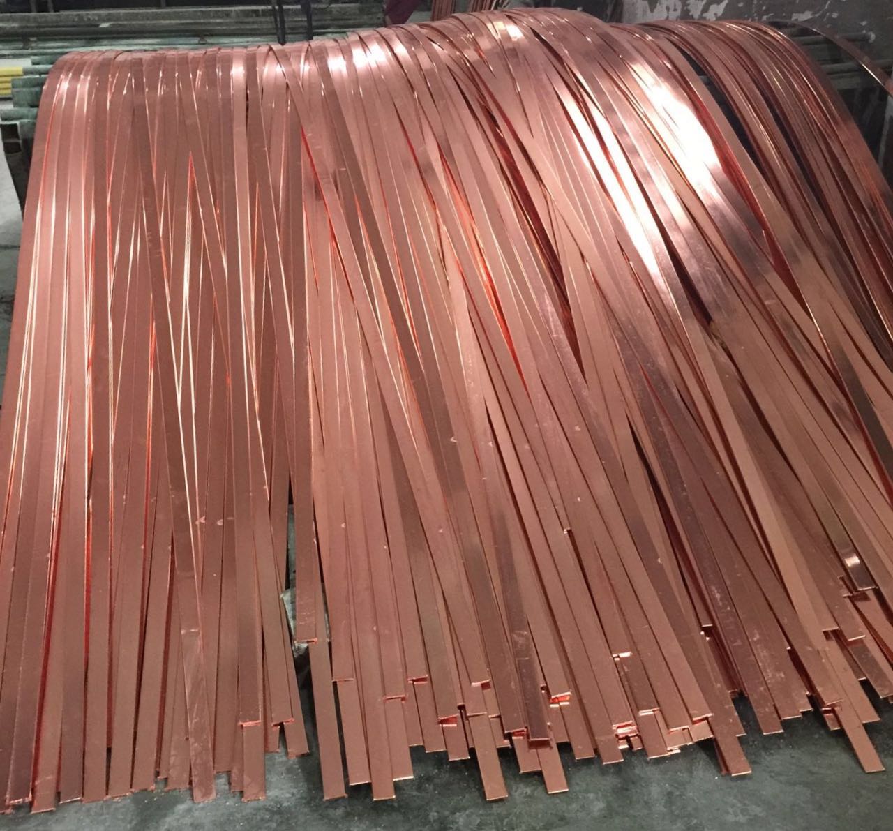 T2紫銅帶，機房防雷接地扁條銅排30*3、40*4mm