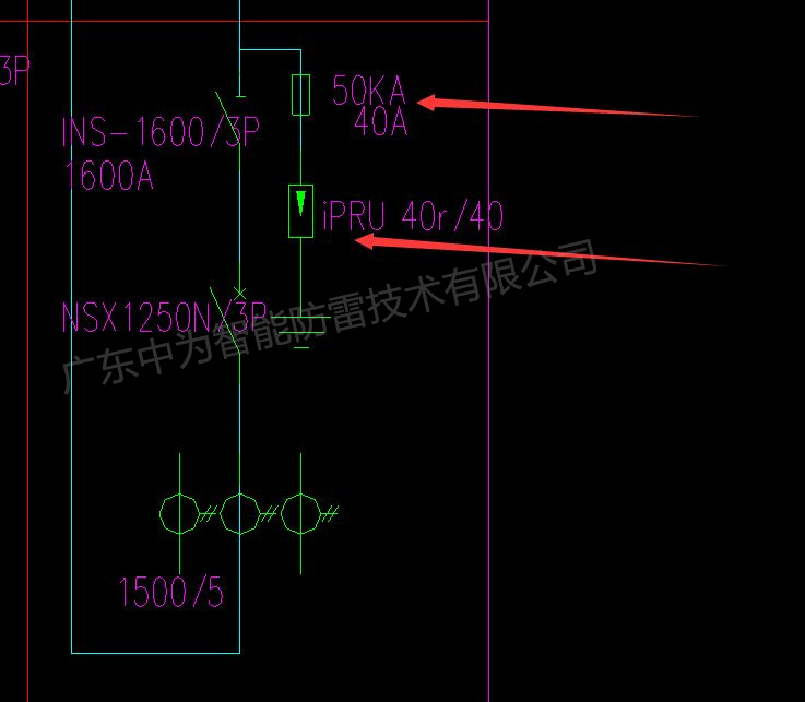 浪涌保護器的電氣符號是什么，在系統圖紙中怎么表示？