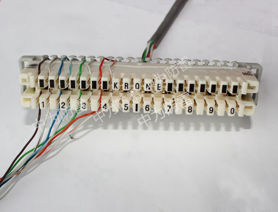 大對數(shù)電纜110電話配線架防雷器如何選配？