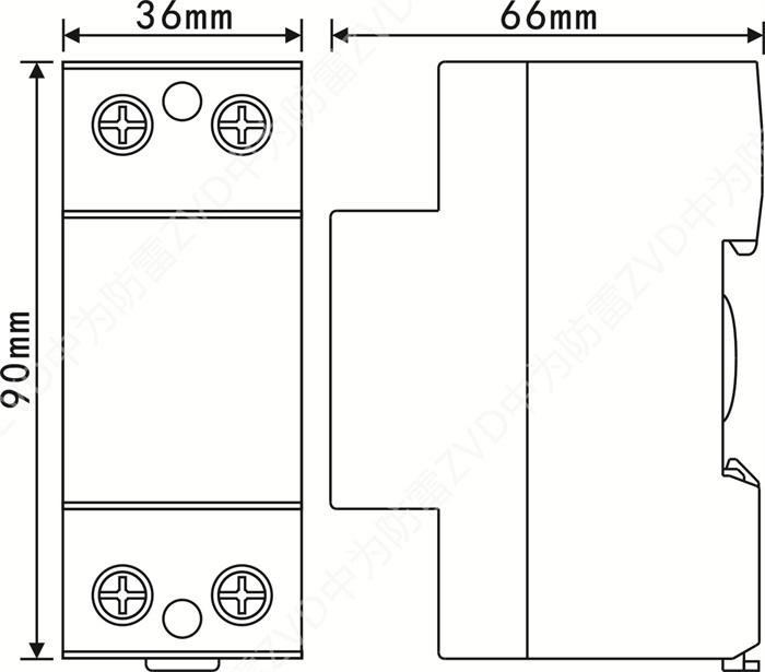退耦器-防雷浪涌保護(hù)器二級(jí)聯(lián)動(dòng)用退耦電感 32A 63A 100A