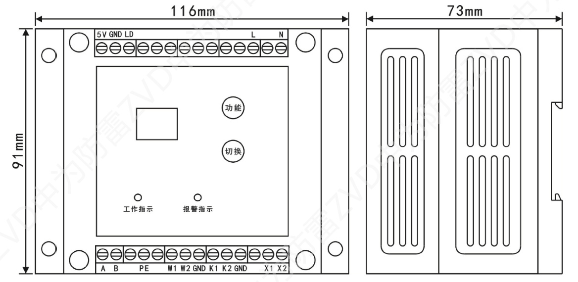 雷擊環(huán)境檢測器，防雷監(jiān)測發(fā)射器，SPD智能監(jiān)測模塊
